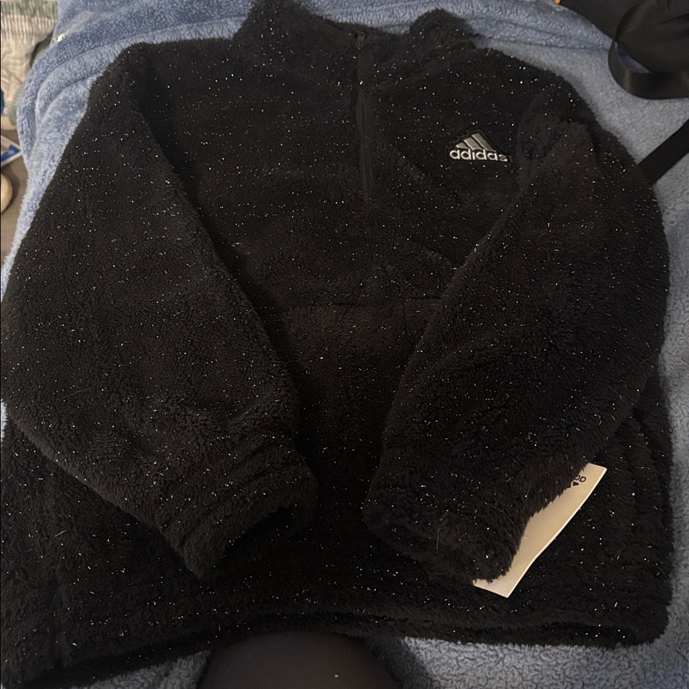 Adidas Black Fleece Jacket
